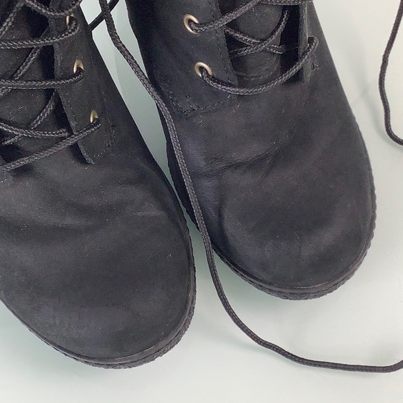 Timberland Glancy Leather 6” lace up 8 eyelets ankle boots size 6.5 EUC - Picture 14 of 16